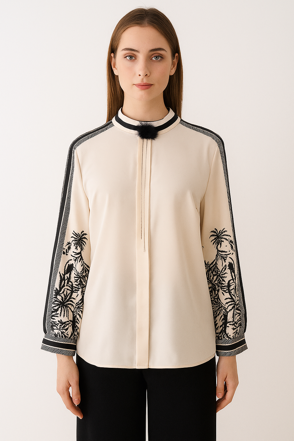 Feather Luxe Blouse - Image 3
