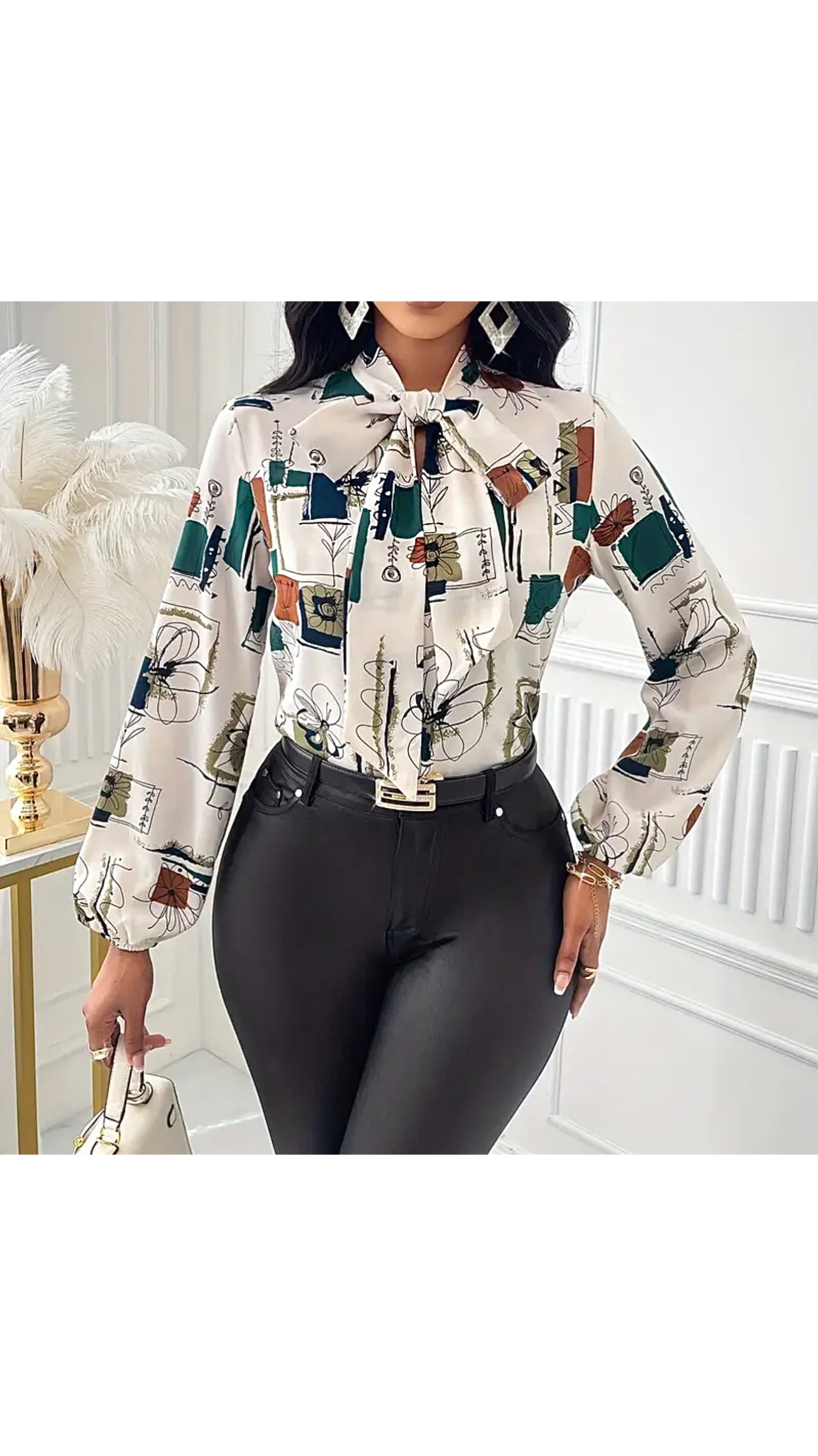 Abstract Allure Blouse