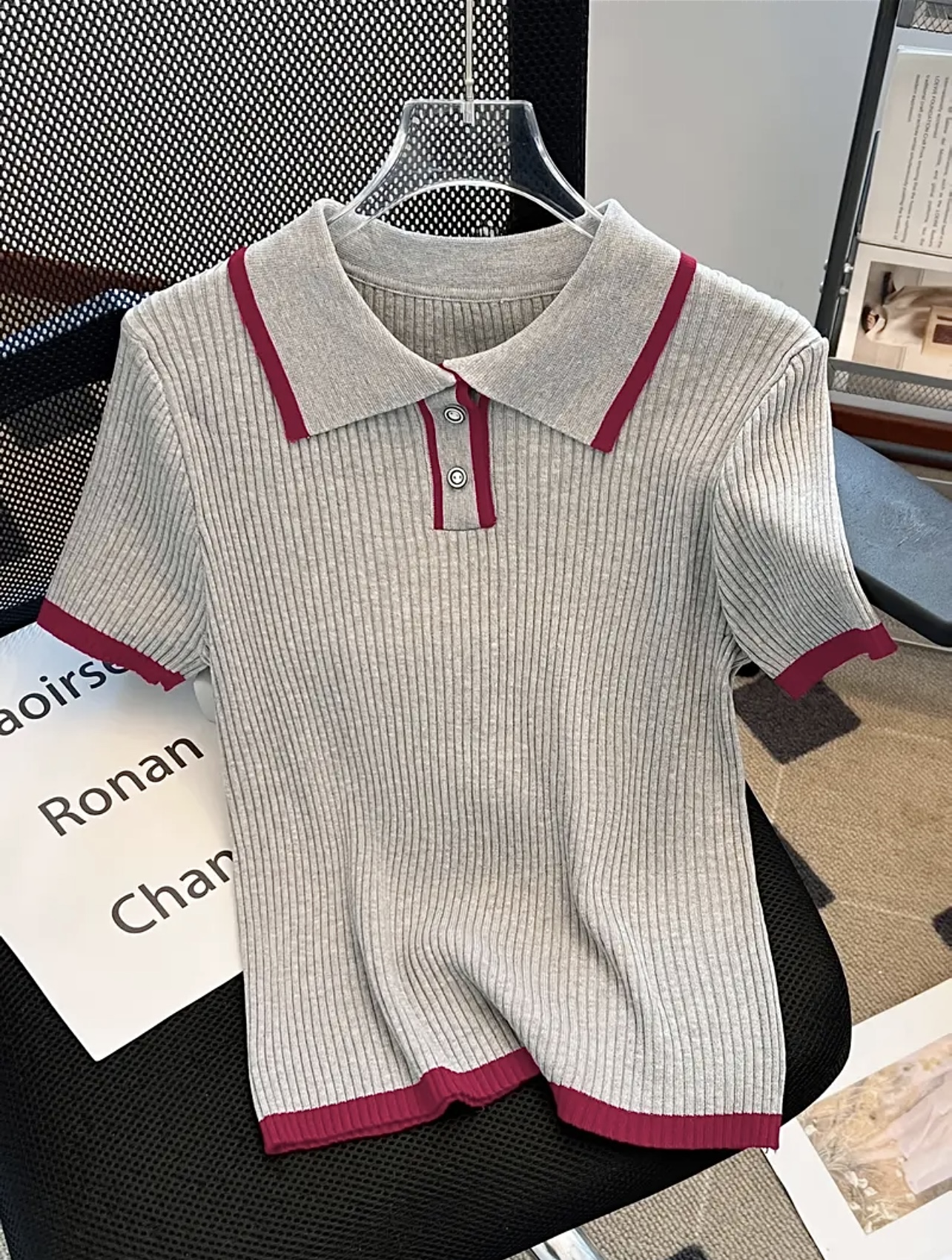 Velvet Echo Polo Shirt - Image 2