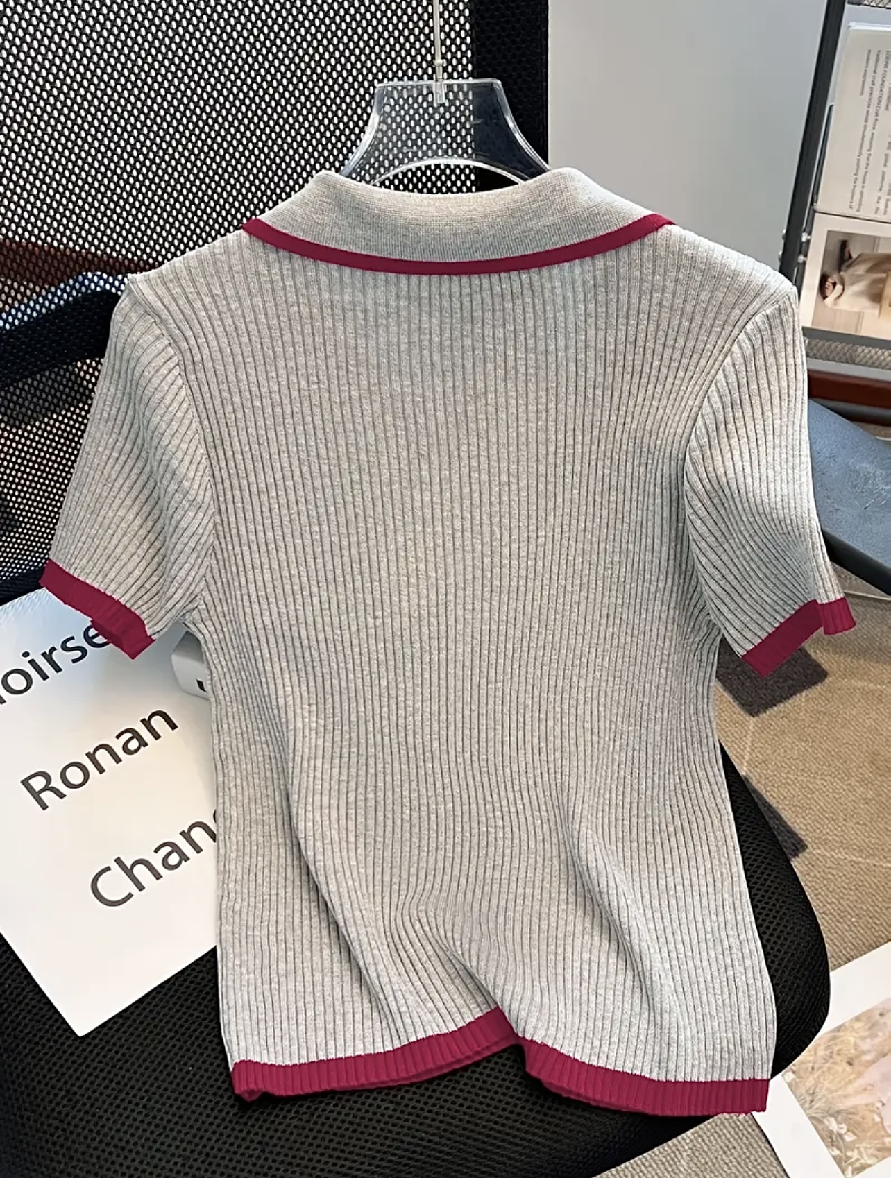 Velvet Echo Polo Shirt - Image 3