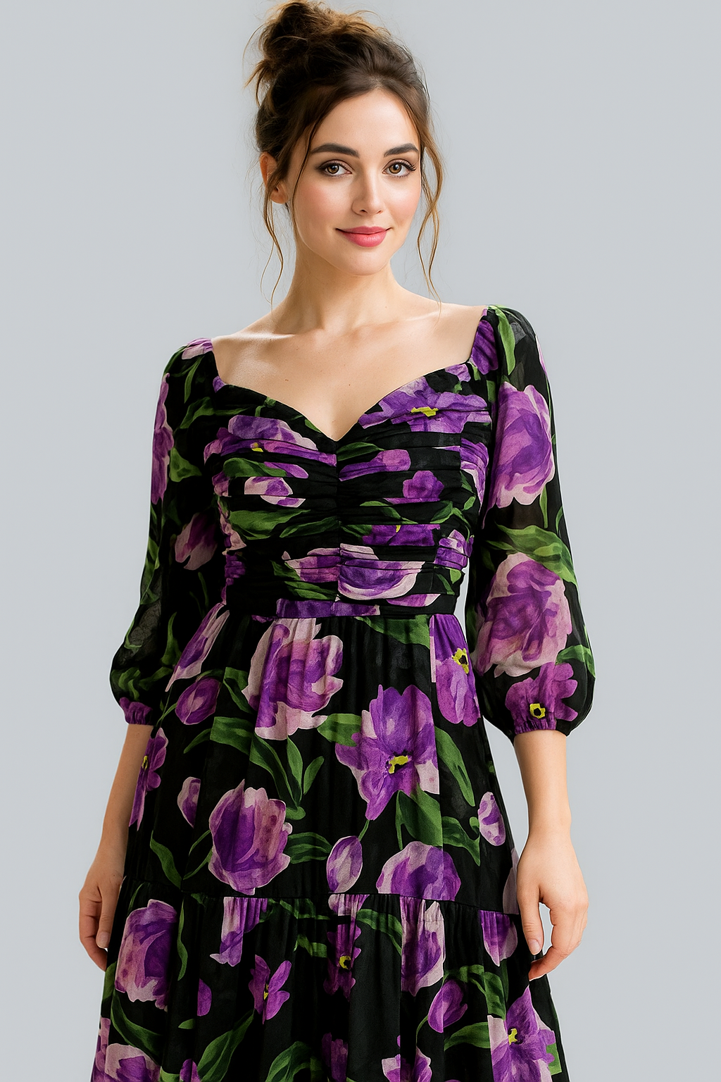Violet Bloom Sonata Dress - Image 4