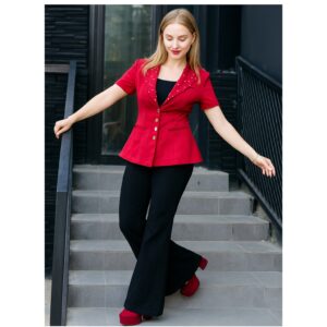 Crimson Pearl Blazer