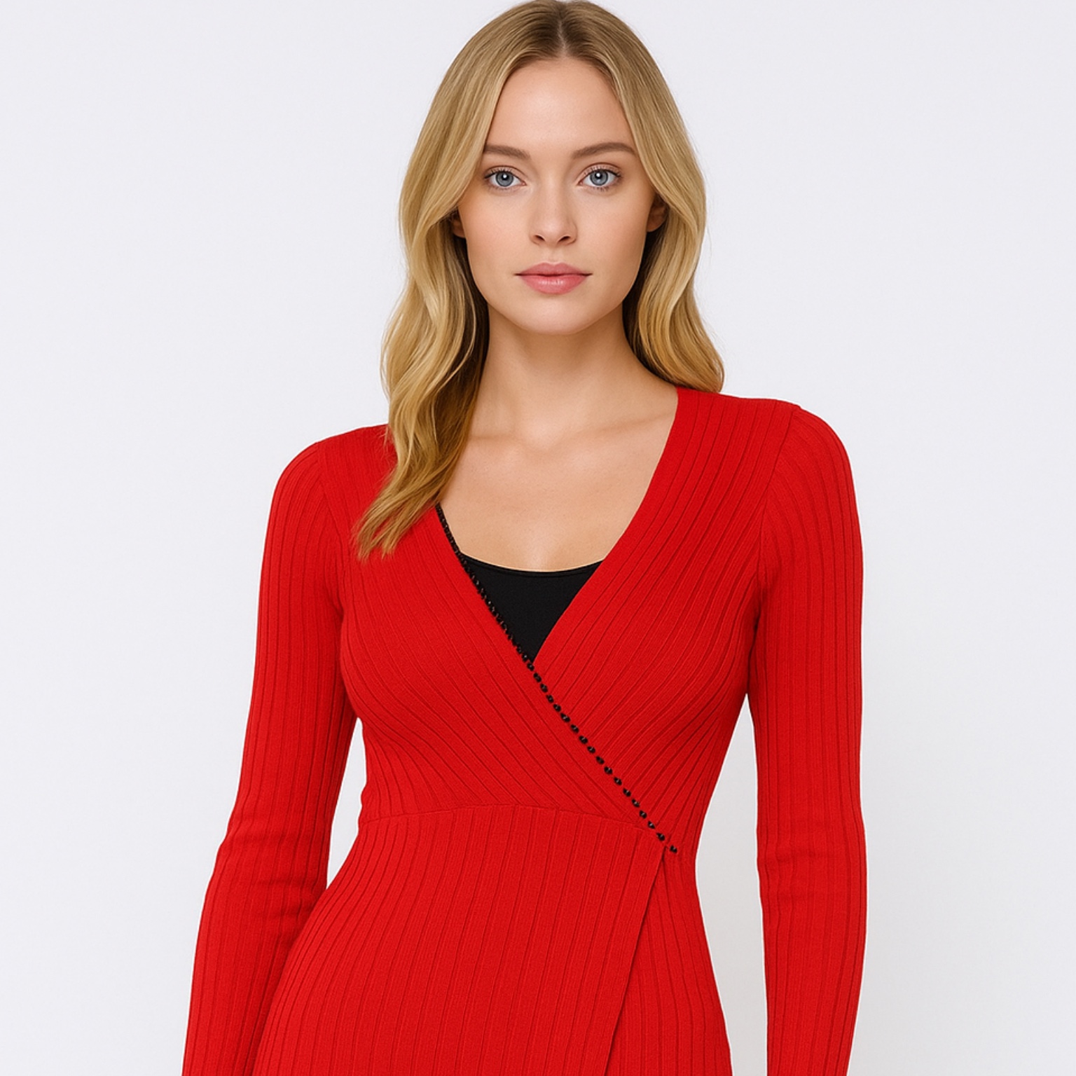 Scarlet Embrace Sweater - Image 4