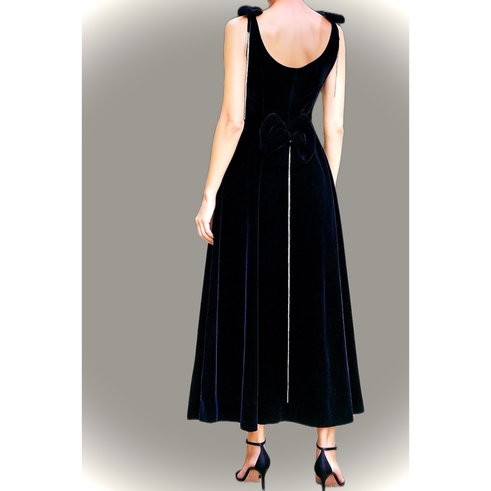 Midnight Grace Maxi Dress - Image 3