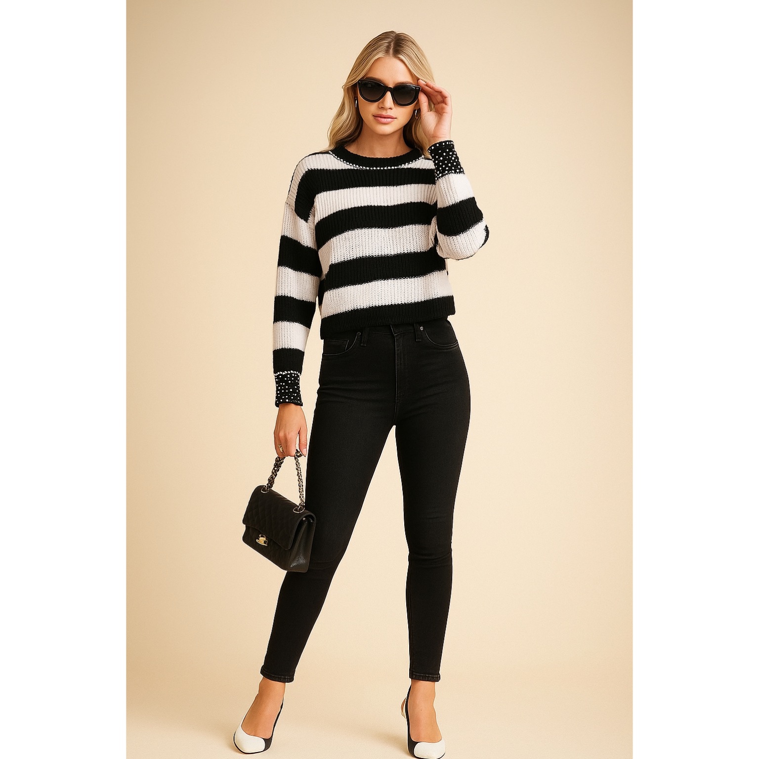 Monochrome Muse Sweater