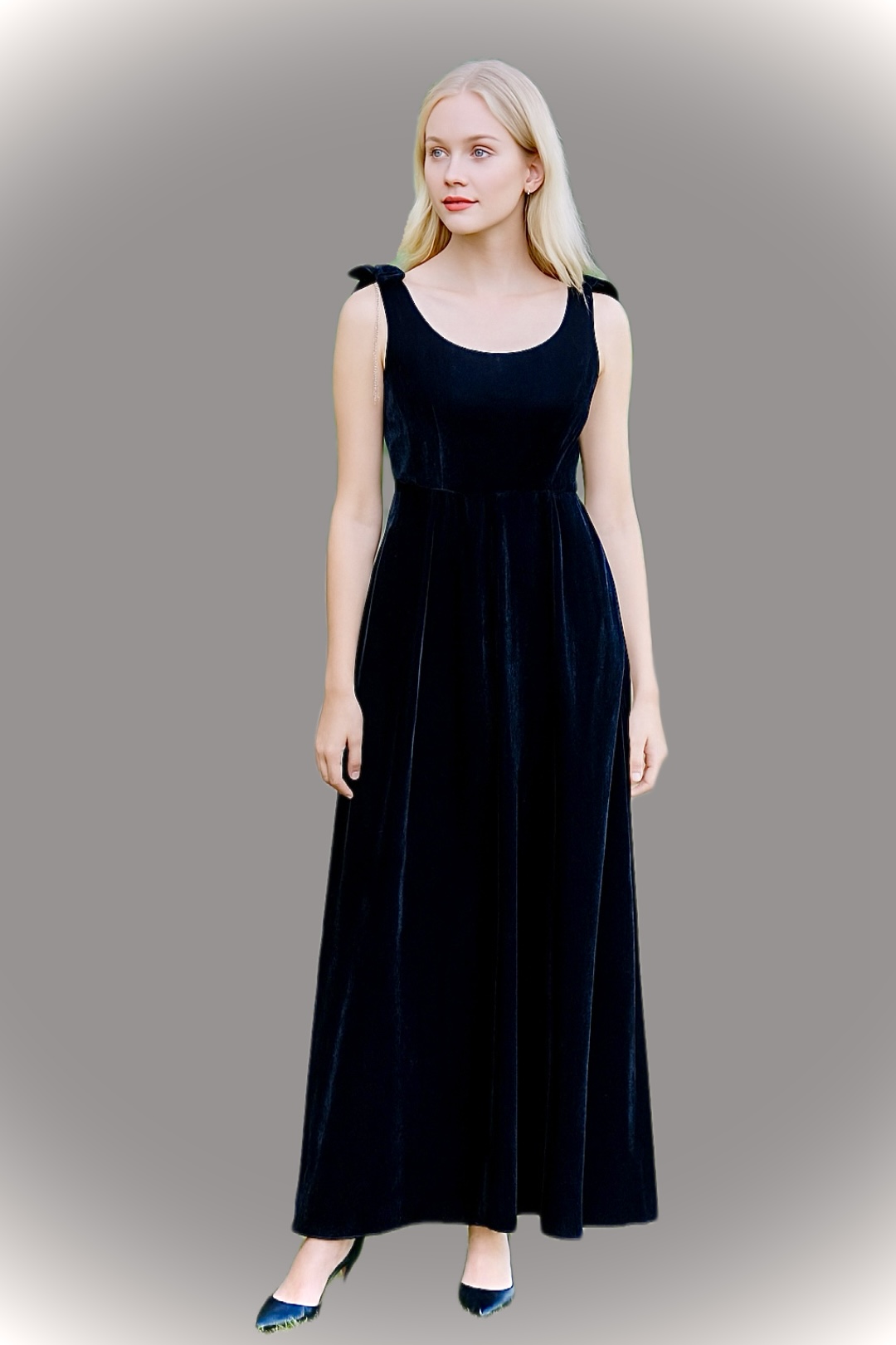 Midnight Grace Maxi Dress - Image 5